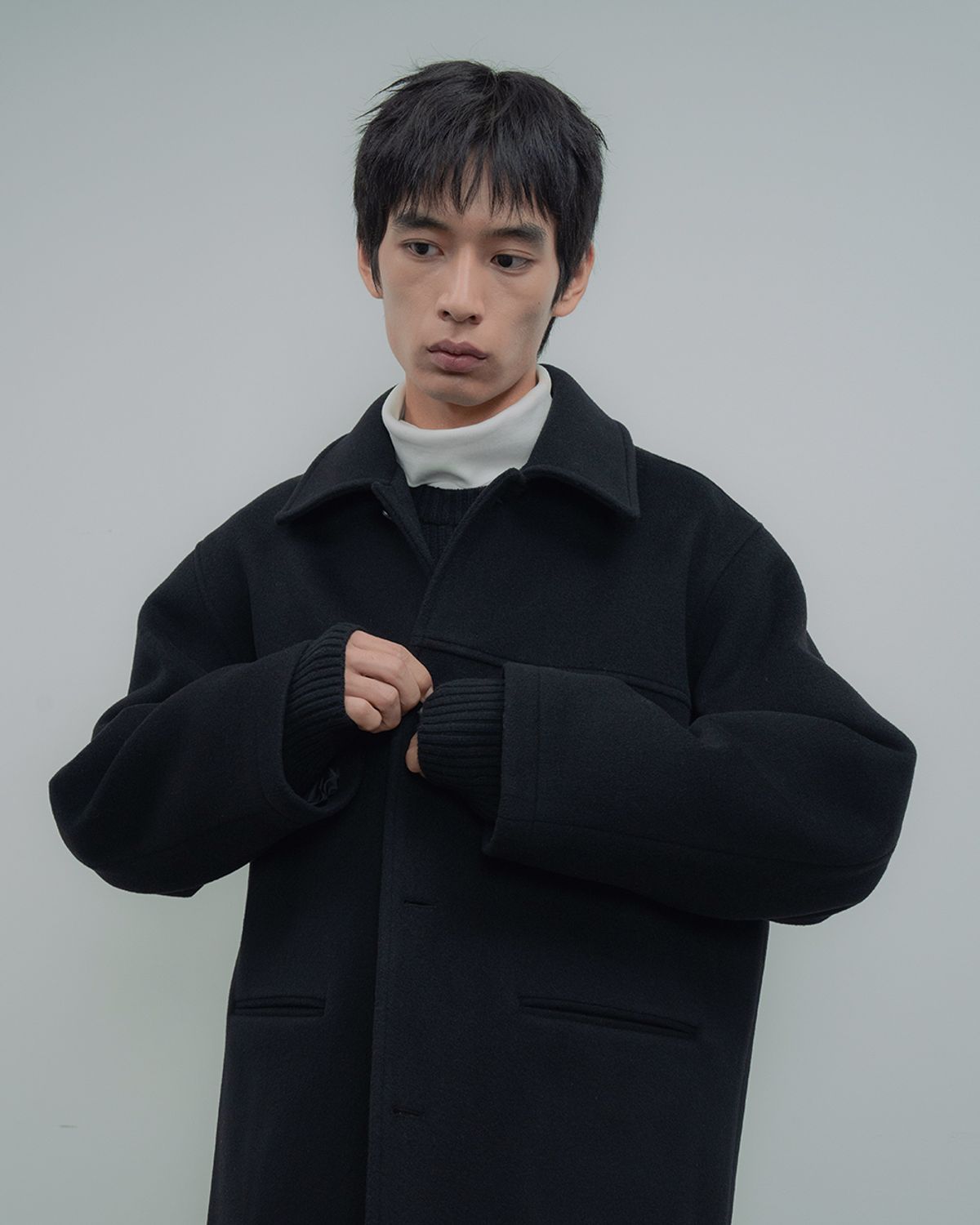 히즈핸더(HISHANDER) CAR COAT BLACK