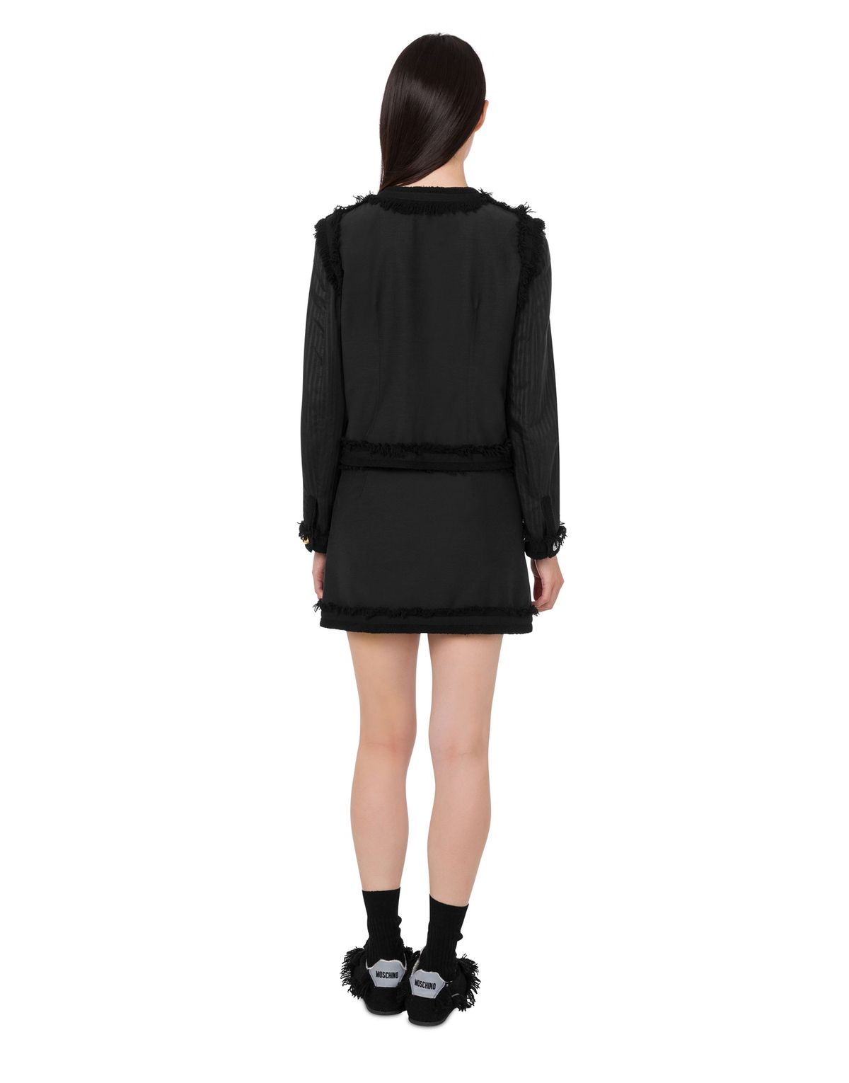 모스키노(MOSCHINO) 스트레치 부클레 재킷