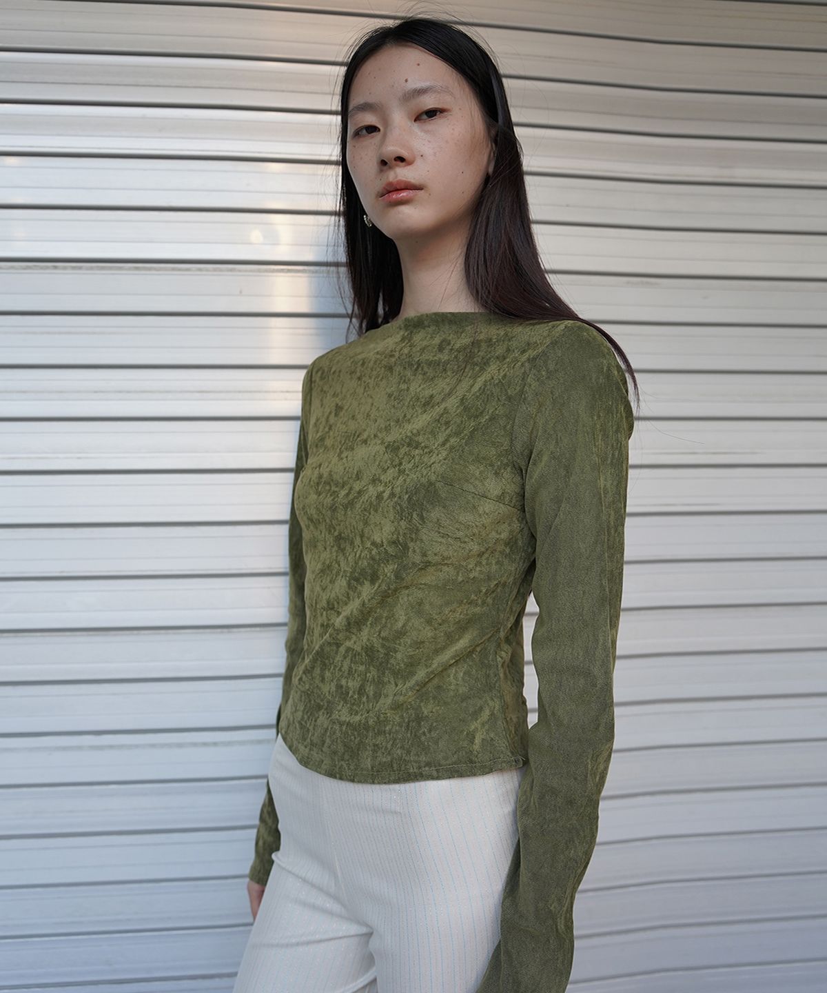 누아누(NUUANU) Camosa Long Sleeve_Moss