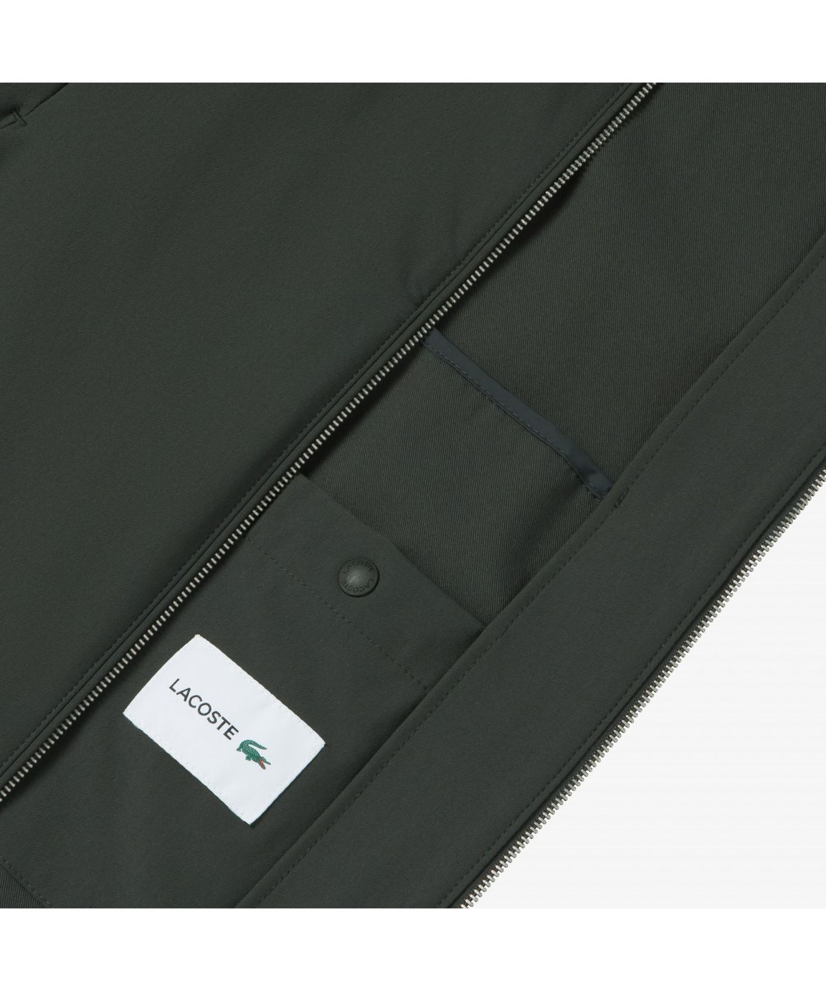 라코스테(LACOSTE) 남성 스탠드 카라 블루종 BH348E-55G HCF