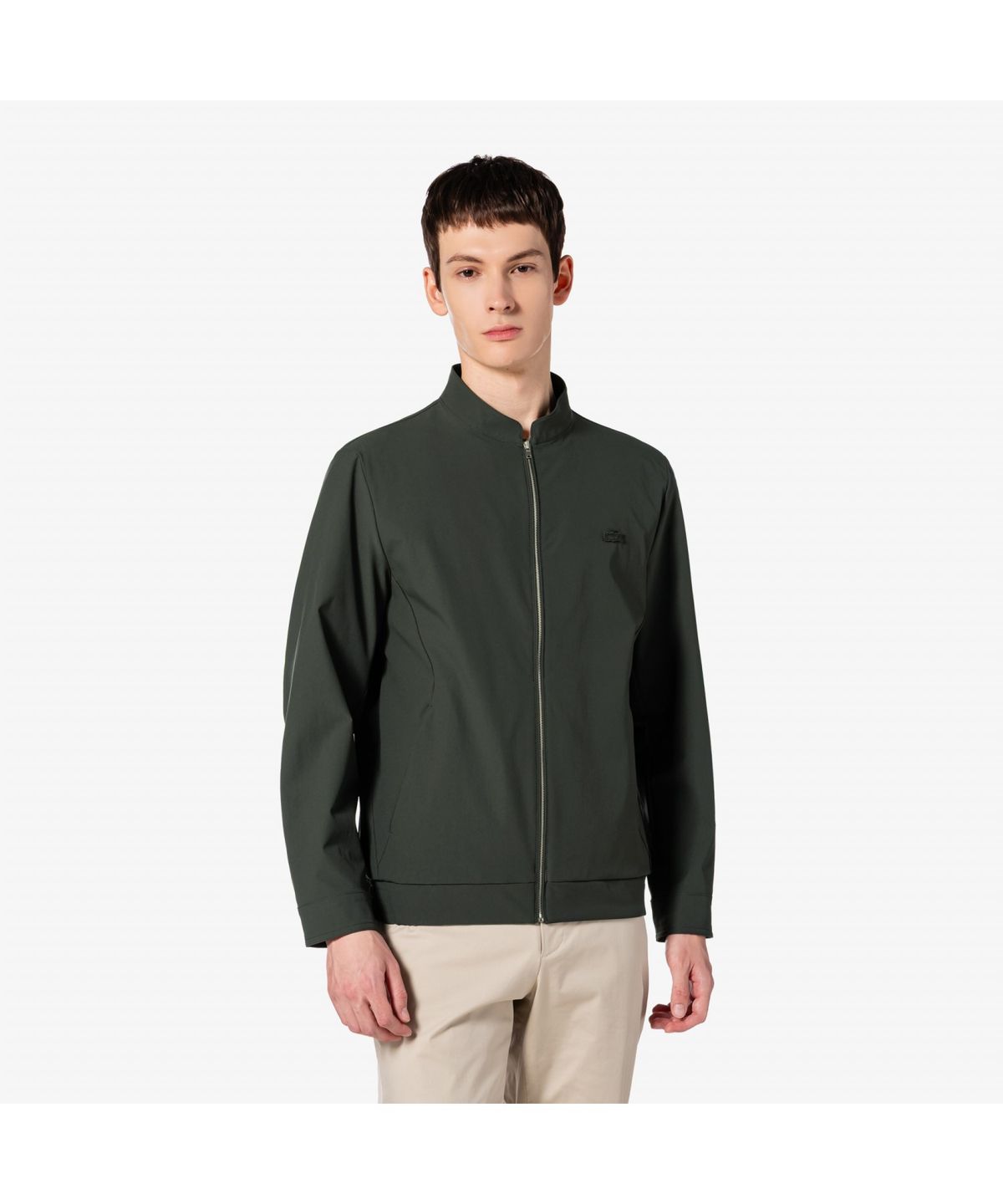 라코스테(LACOSTE) 남성 스탠드 카라 블루종 BH348E-55G HCF