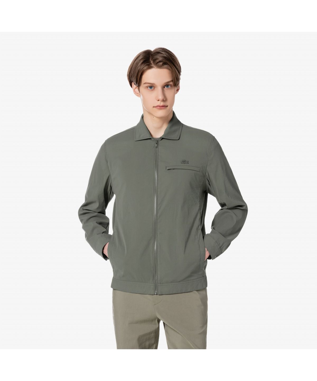 라코스테(LACOSTE) 남성 썸머 블루종 BH215E-55G BMY