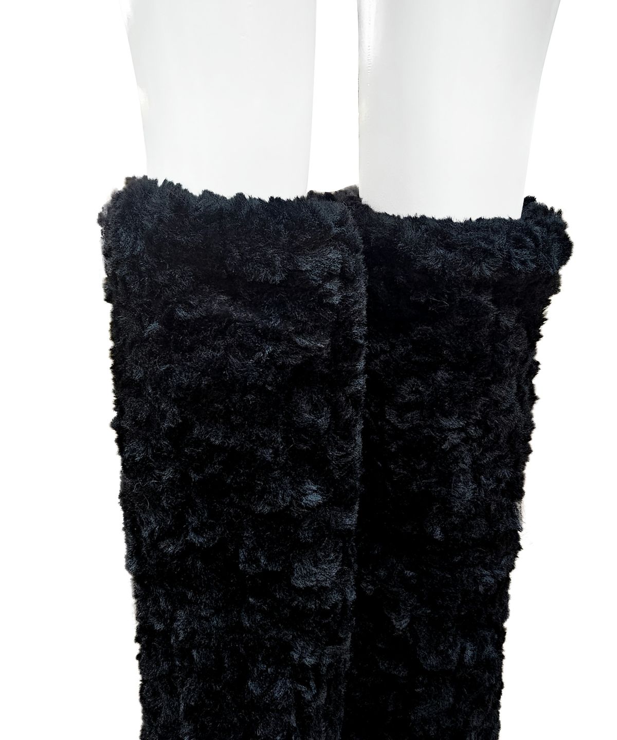 로맨틱타이거(ROMANTIC TIGER) hug me fur leg warmer (black)