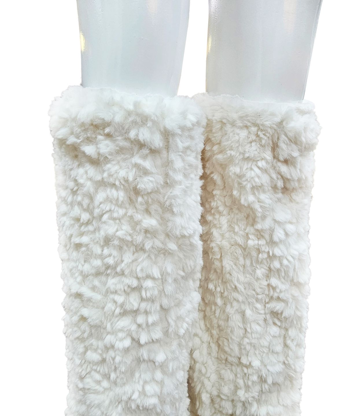 로맨틱타이거(ROMANTIC TIGER) hug me fur leg warmer (white)