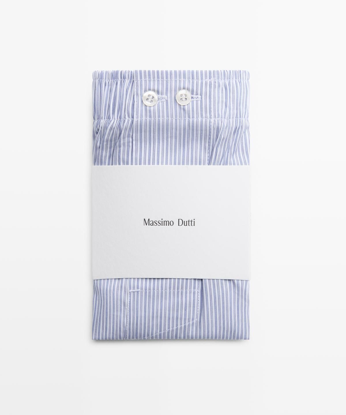 마시모두띠(MASSIMO DUTTI) 100% 코튼 스트라이프 팬티