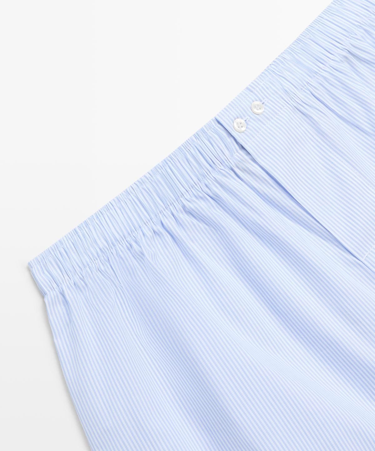 마시모두띠(MASSIMO DUTTI) 100% 코튼 스트라이프 팬티