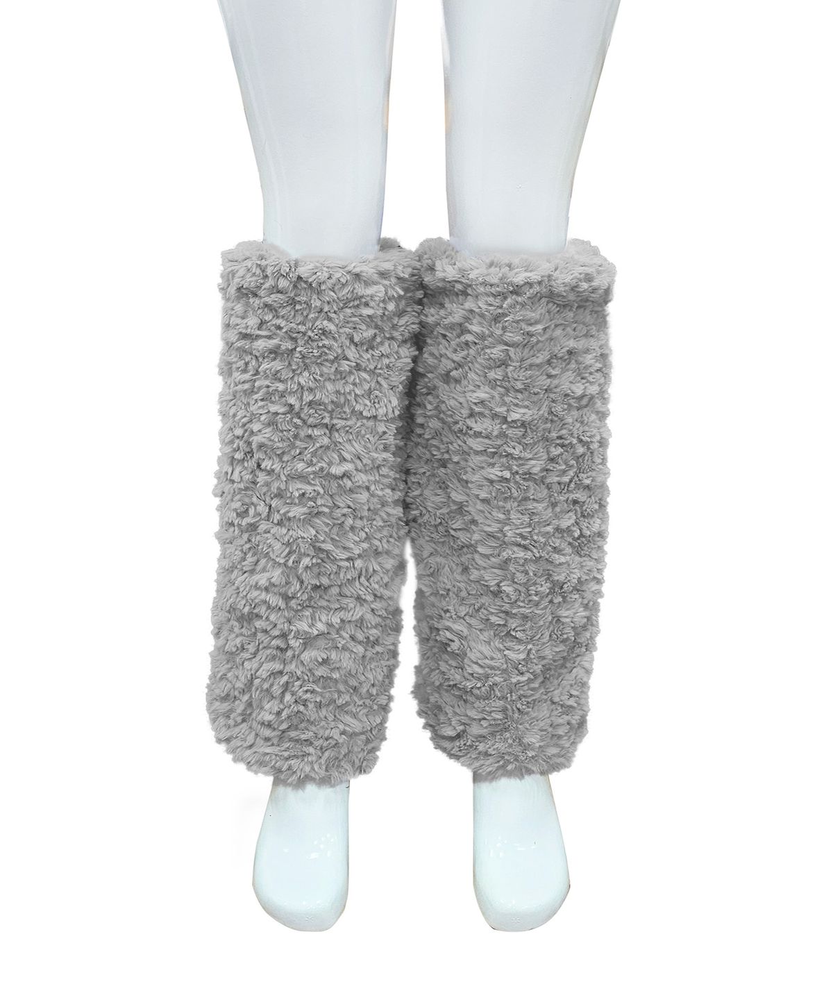 로맨틱타이거(ROMANTIC TIGER) hug me fur leg warmer (grey)