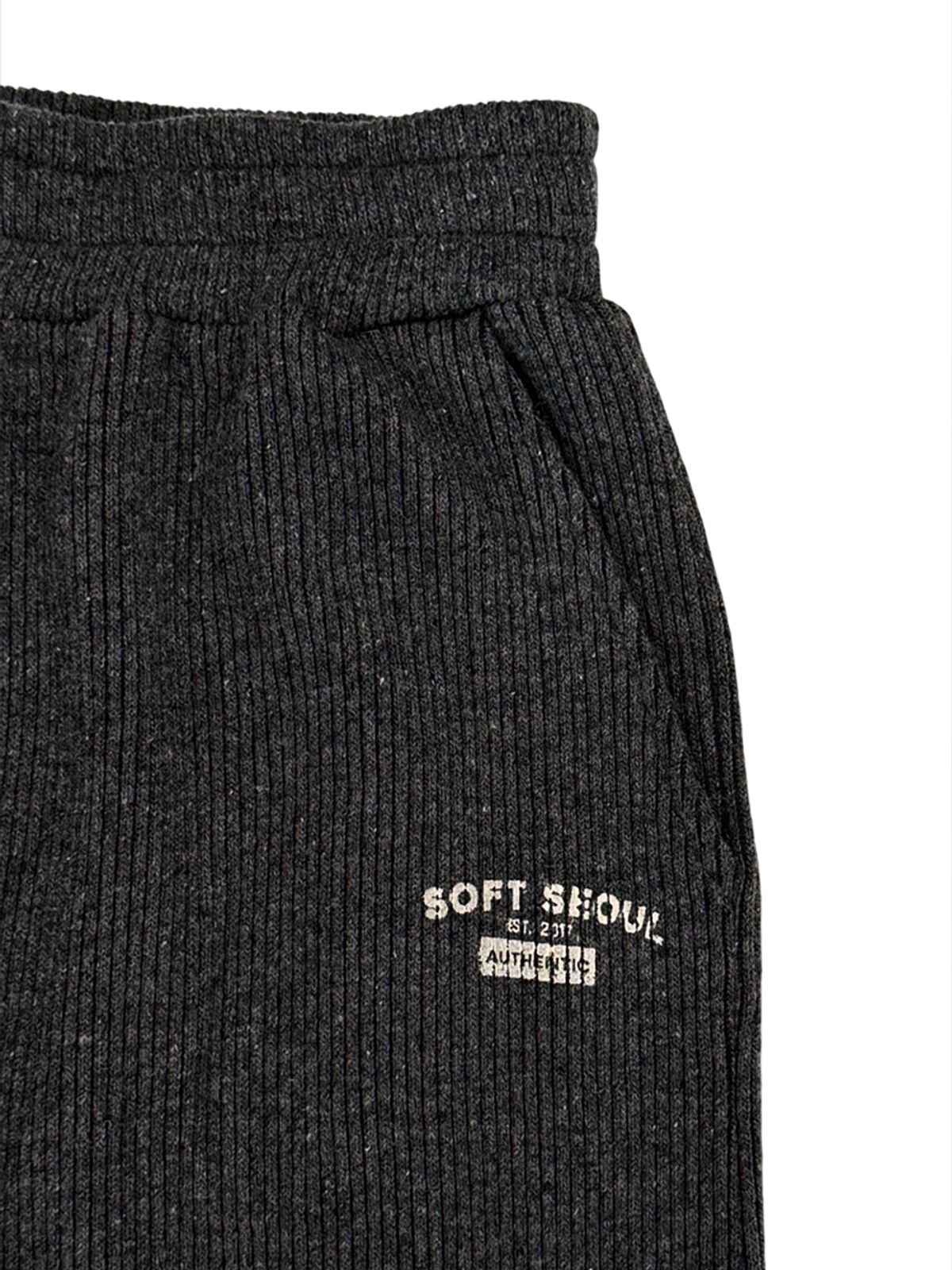 소프트서울(SOFT SEOUL) 소프트 리브 밴딩 팬츠_차콜