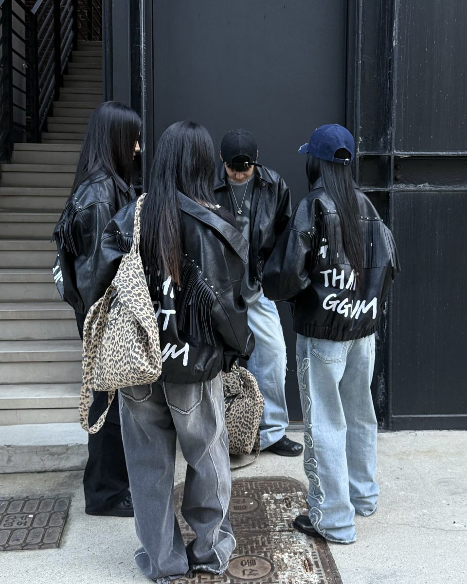 MUSINSA | DEINET [GGUM x DEINET] FRINGE JACKET IN BLACK