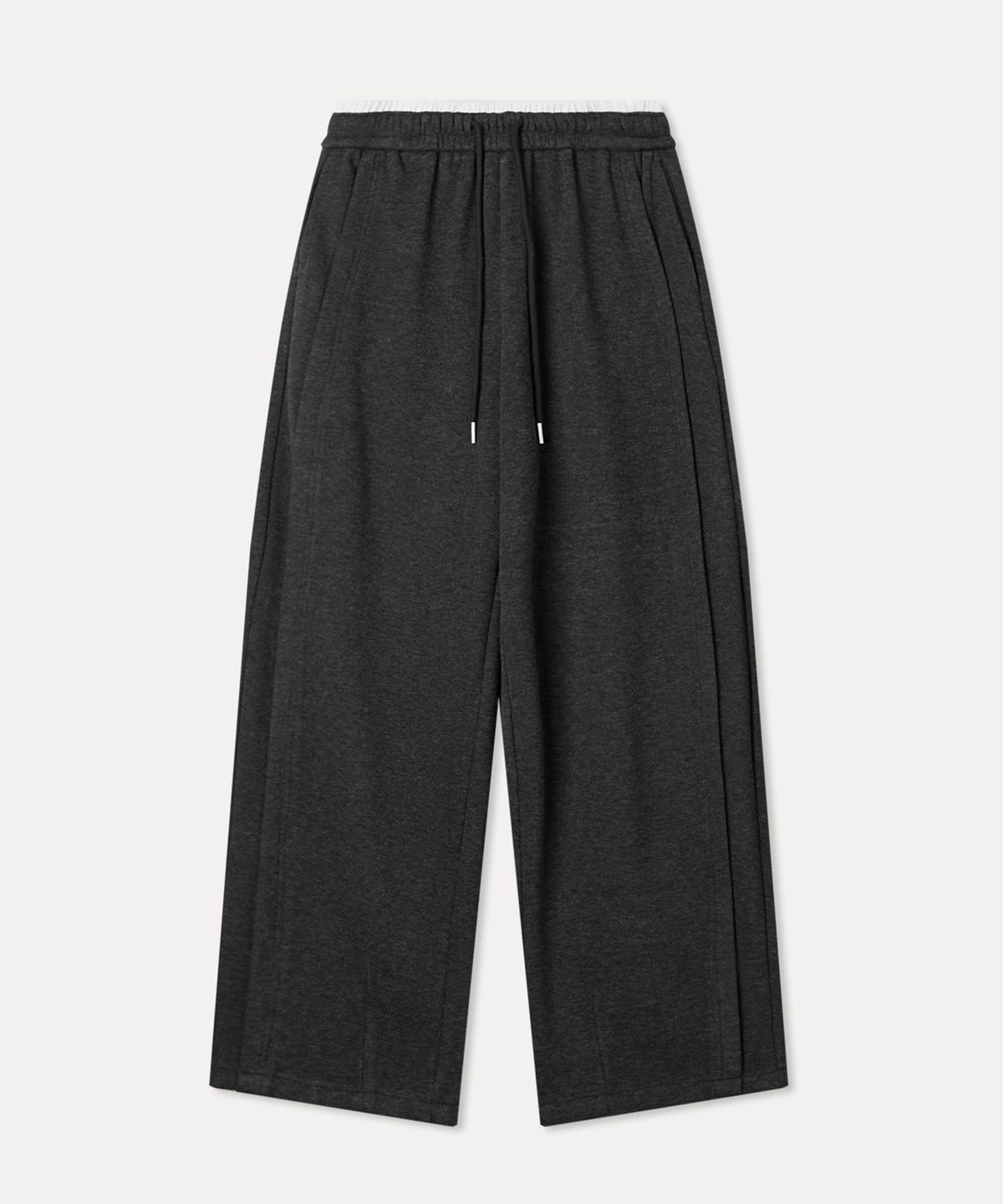 미쏘(MIXXO) 기모 배색 밴딩팬츠_MIWTMFC3SS