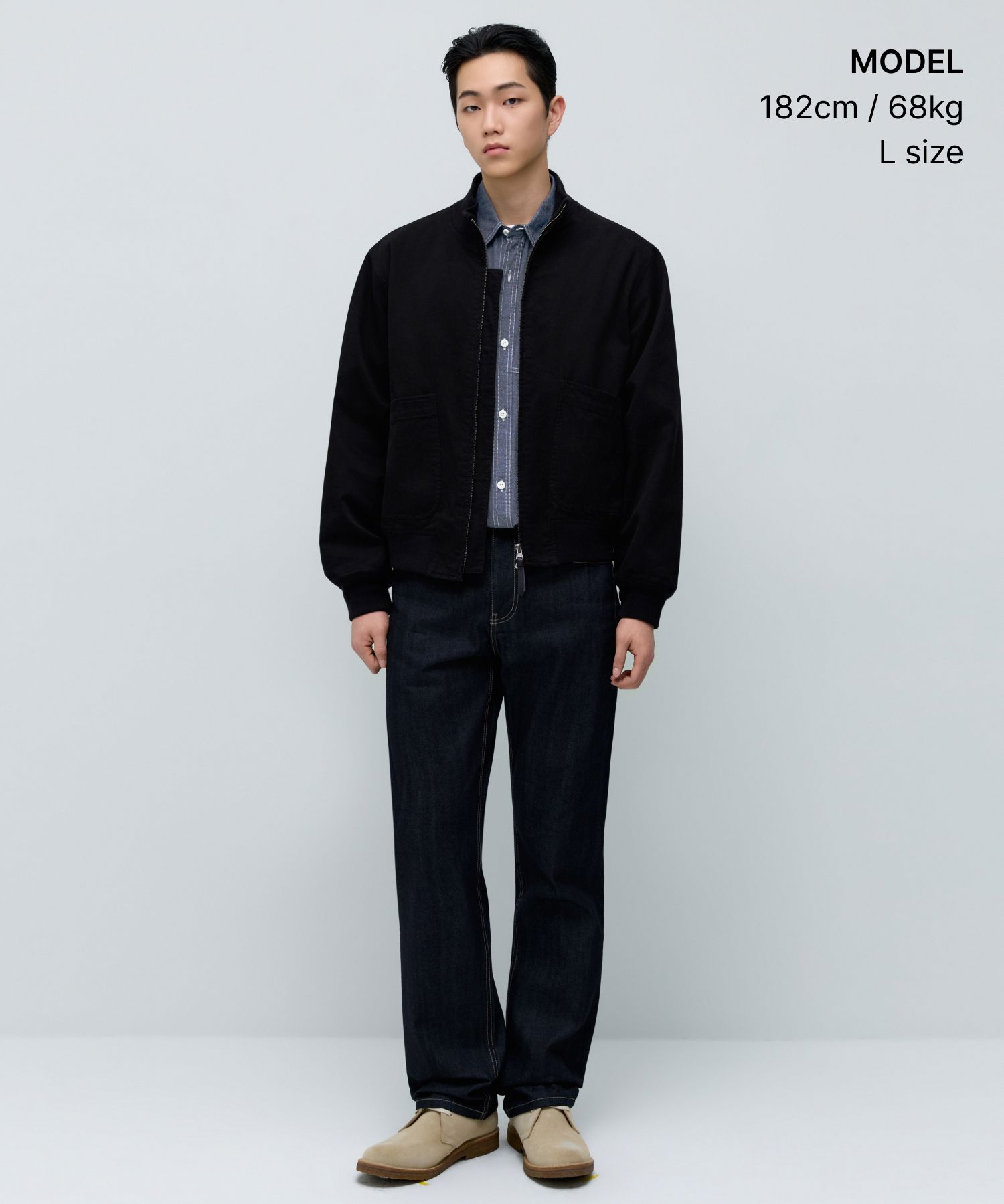 MUSINSA | MUSINSA STANDARD US ARMY Tanker Jacket [Black]