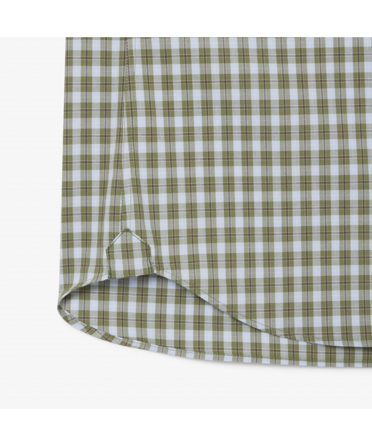 라코스테(LACOSTE) 남성 반팔 체크 셔츠 CH0744-55G IC3