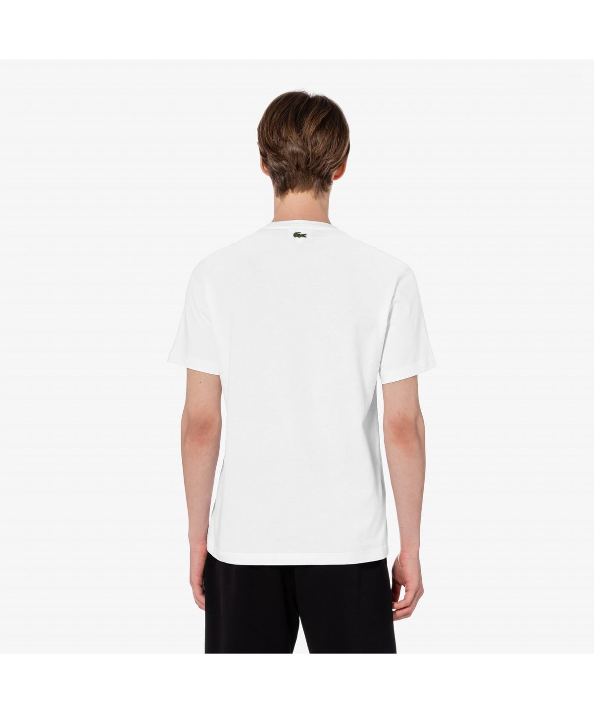 라코스테(LACOSTE) 남성 레터링 그래픽 프린트 티셔츠 TH2692-55G 001