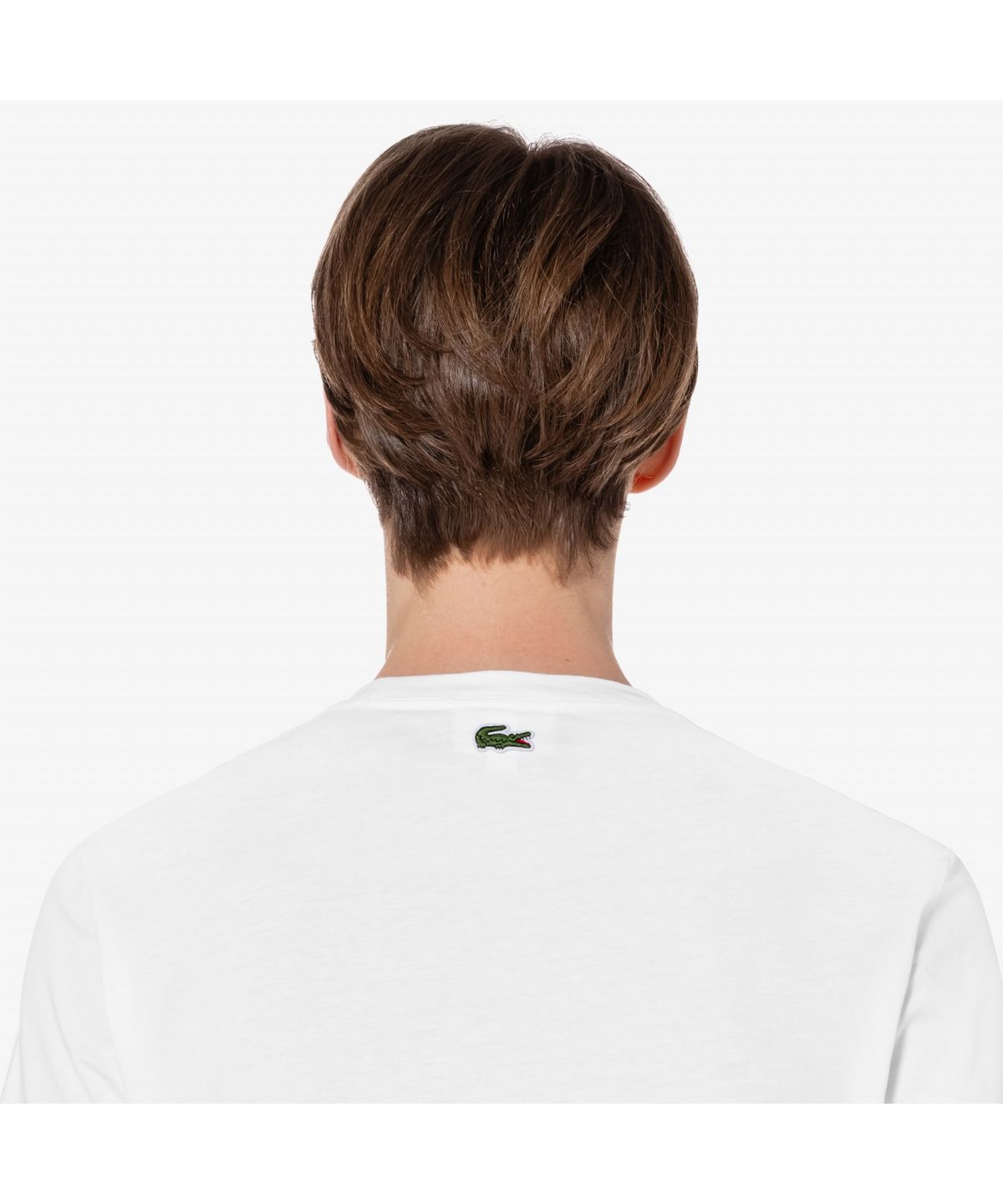 라코스테(LACOSTE) 남성 레터링 그래픽 프린트 티셔츠 TH2692-55G 001