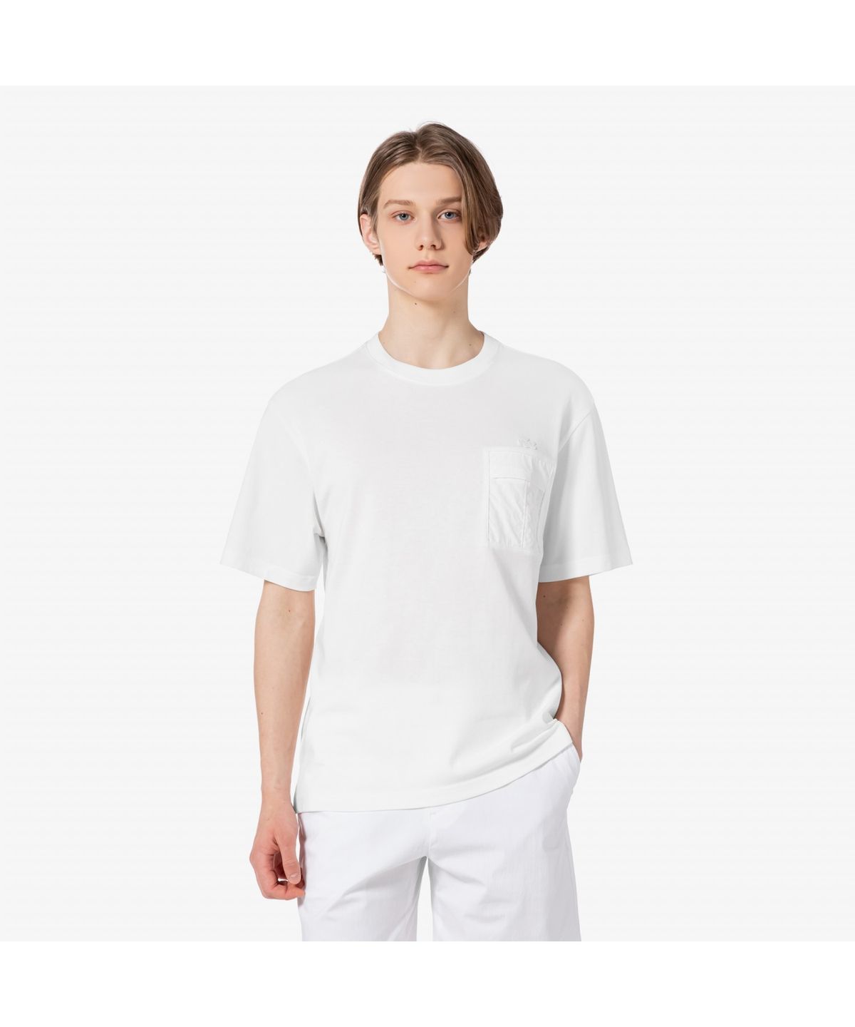 라코스테(LACOSTE) 남성 강연 우븐 포켓 티셔츠 TH258E-55G 70V