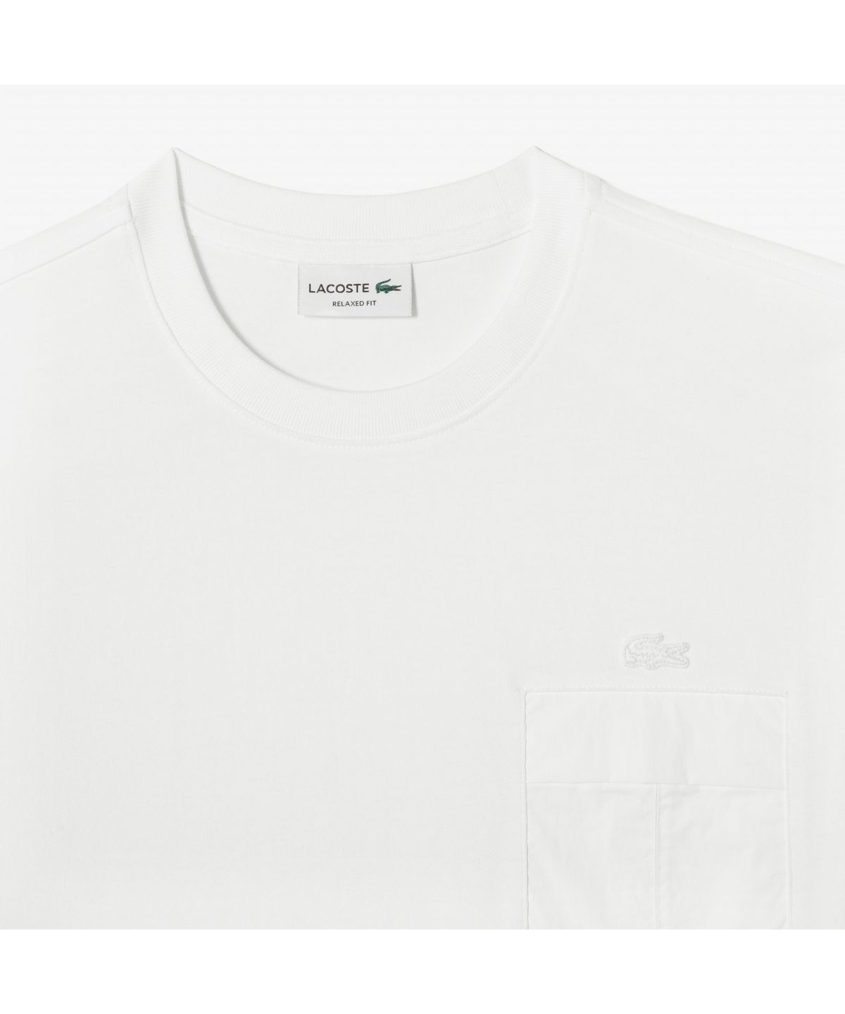 라코스테(LACOSTE) 남성 강연 우븐 포켓 티셔츠 TH258E-55G 70V