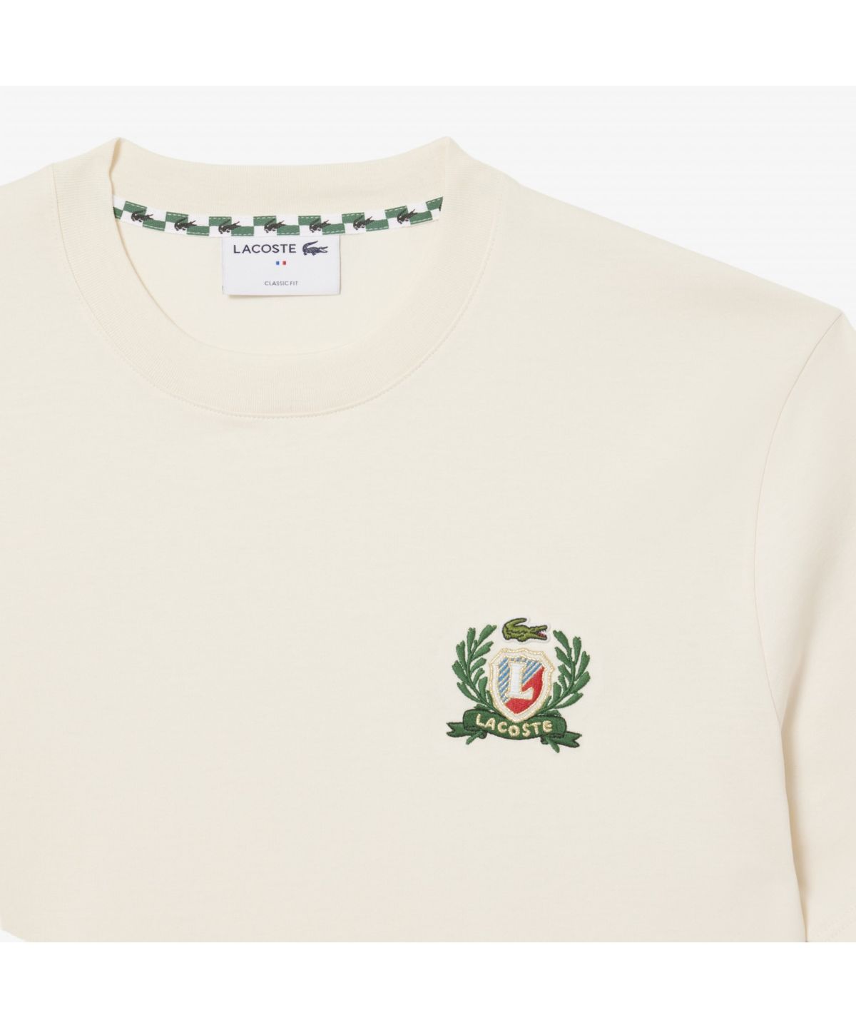 라코스테(LACOSTE) 남성 MIF 뱃지 반팔 티셔츠 TH0027-55G XFJ