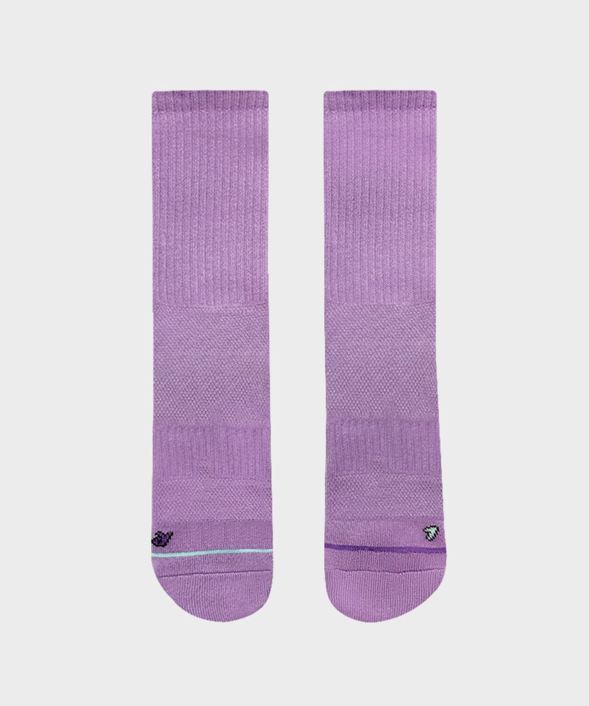 오드삭스(ODDSOCKS) 쿨맥스 쿠셔닝 컬러 러닝 크루 삭스 -퍼플