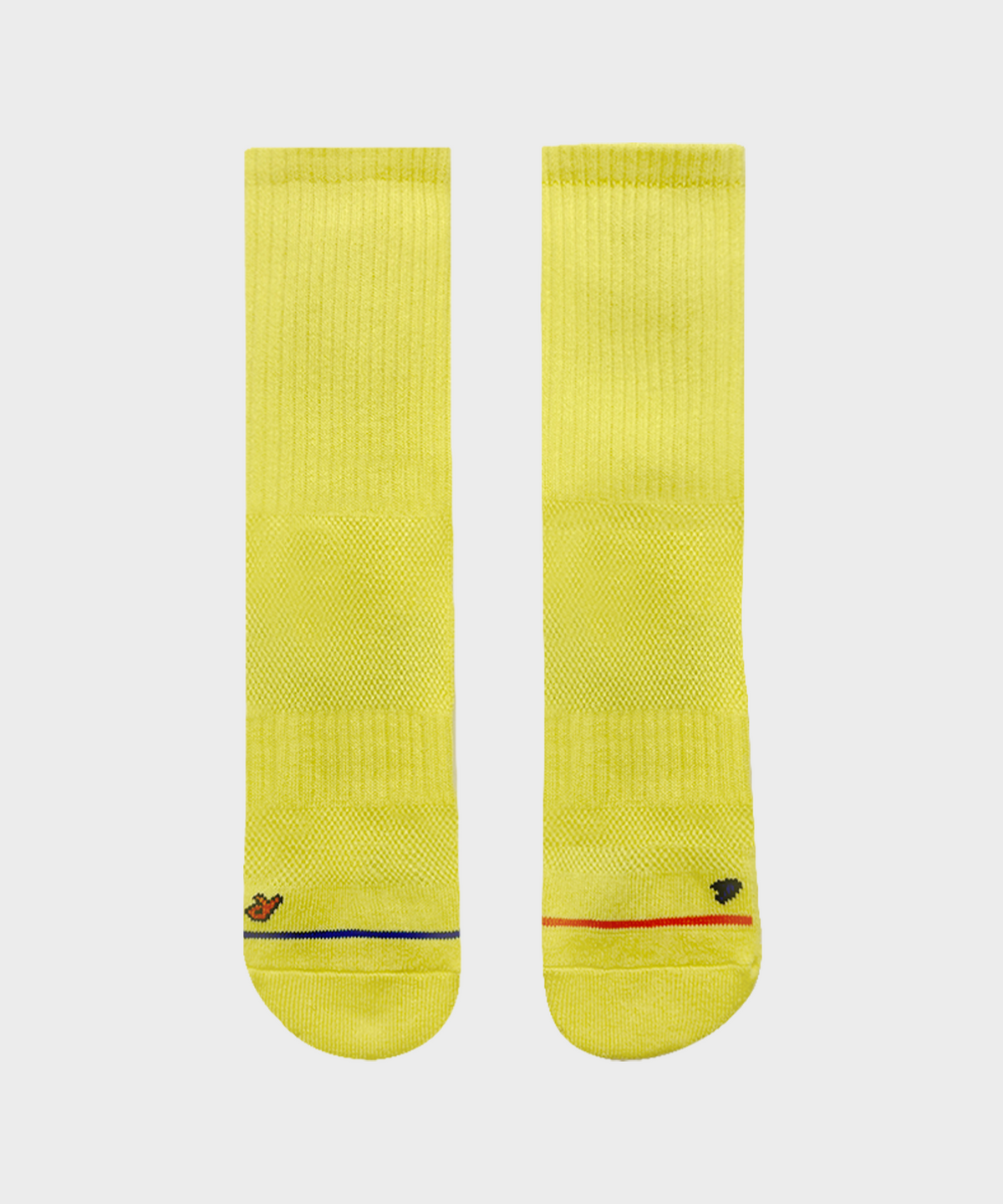 오드삭스(ODDSOCKS) 쿨맥스 쿠셔닝 컬러 러닝 크루 삭스 -옐로우