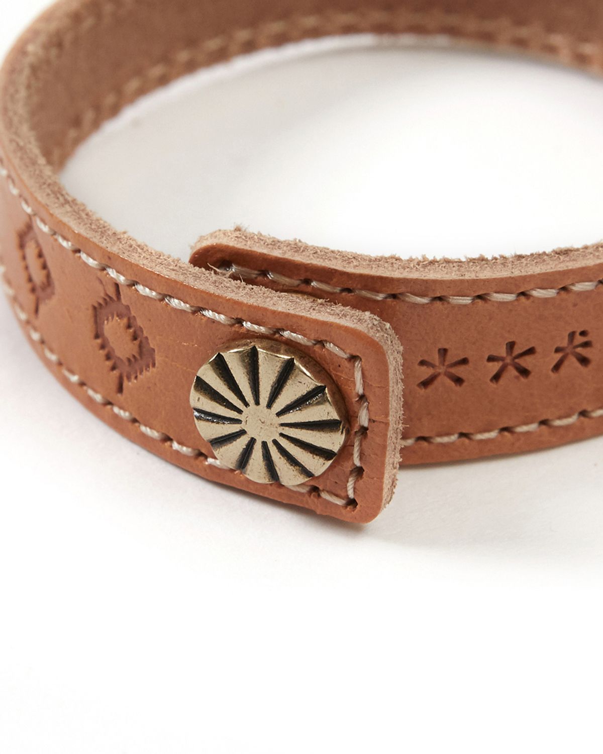 카락터(KARACTOR) Leather bangle / Vegetable orange