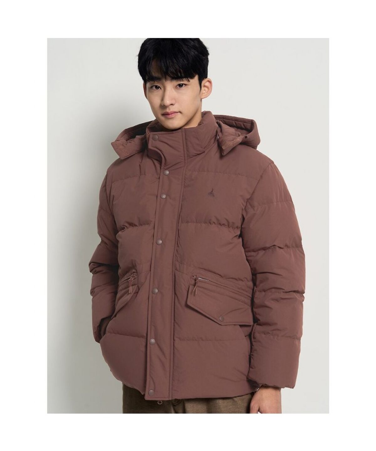 빈폴 멘(BEANPOLE MEN) 캐주얼 푸퍼 다운 재킷  브릭