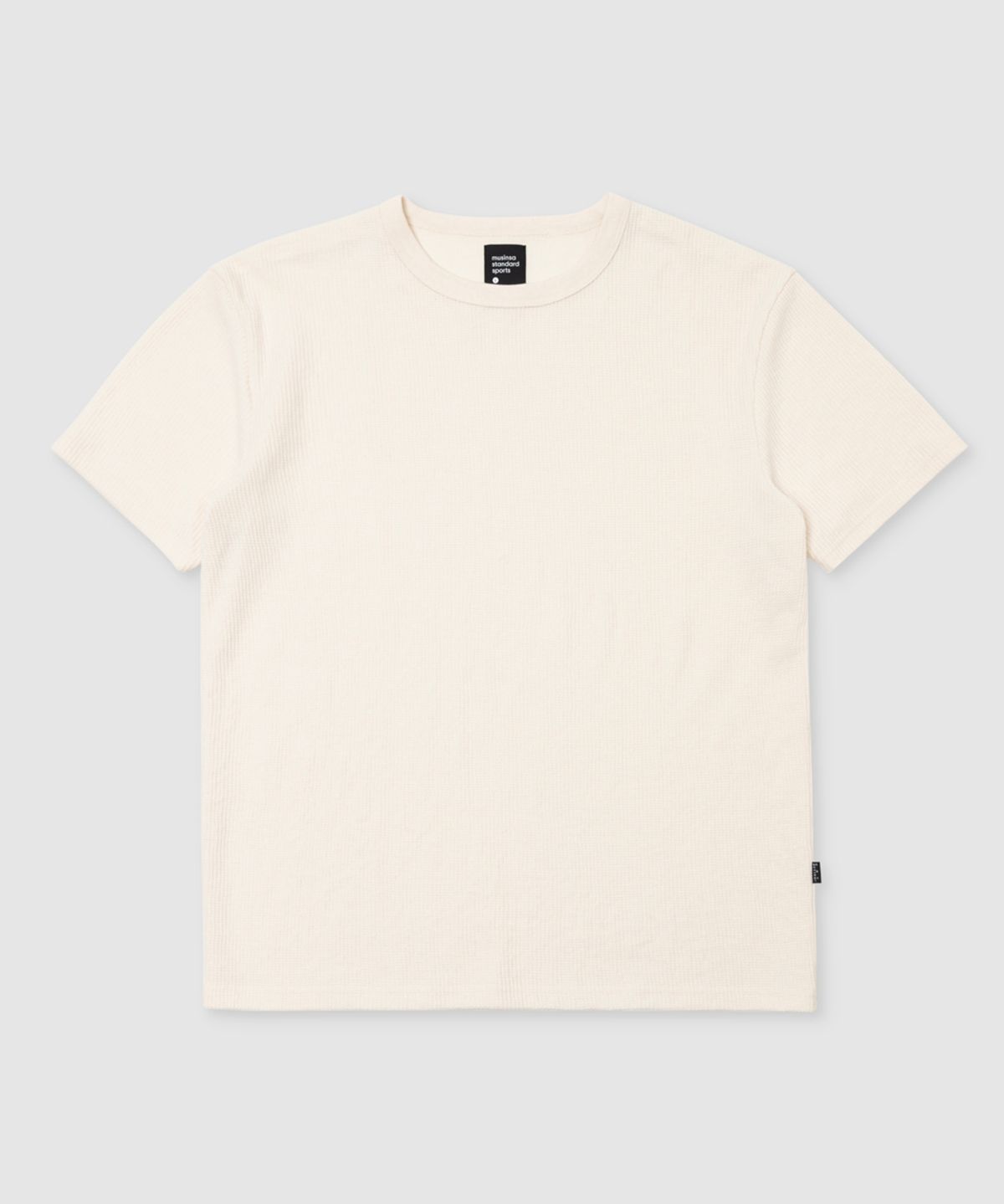 무신사 스탠다드 스포츠(MUSINSA STANDARD SPORTS) 와플 머슬핏 크롭 숏슬리브 (2color)