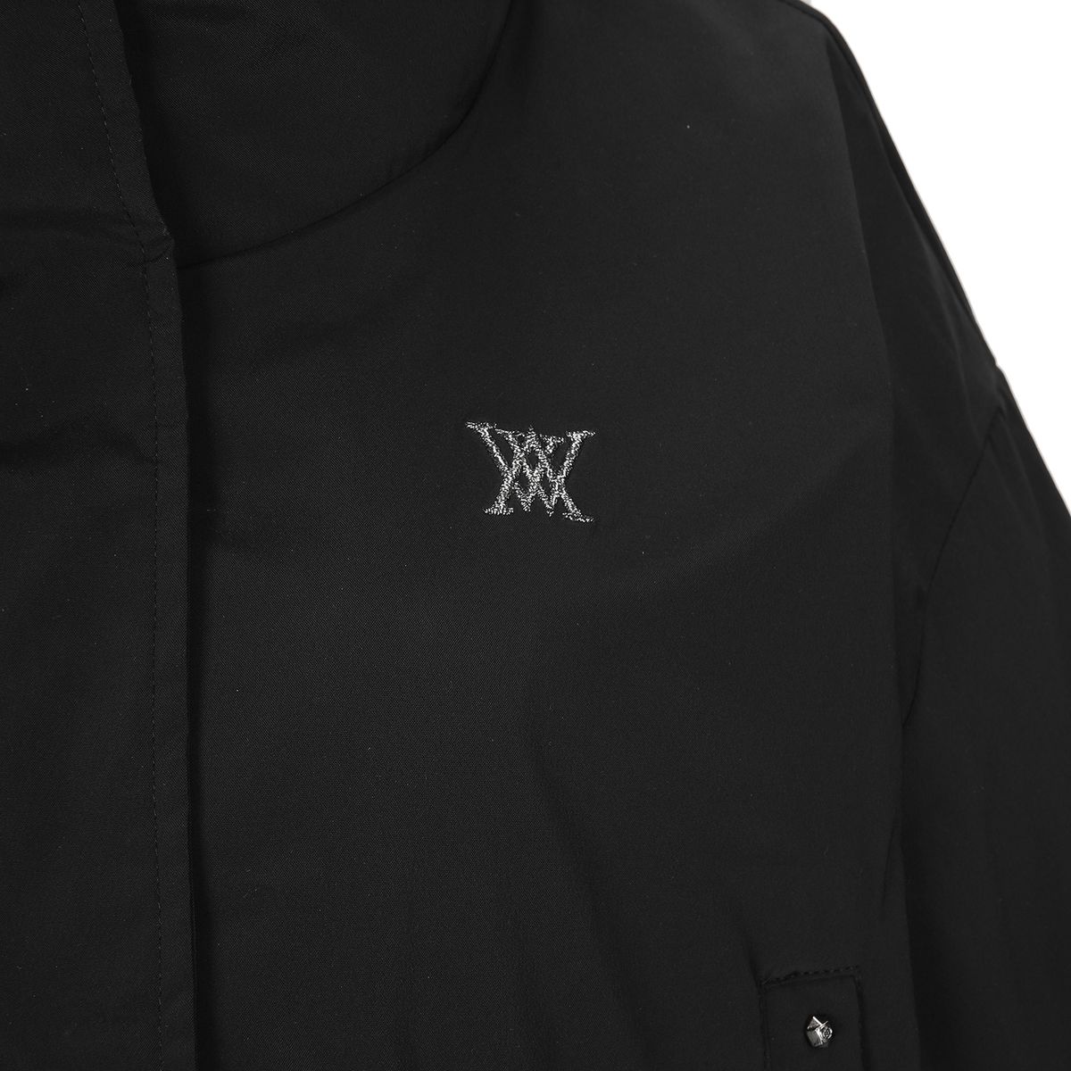 어뉴골프(ANEW GOLF) W NECK POINT SHORT SLEEVE JK_BK
