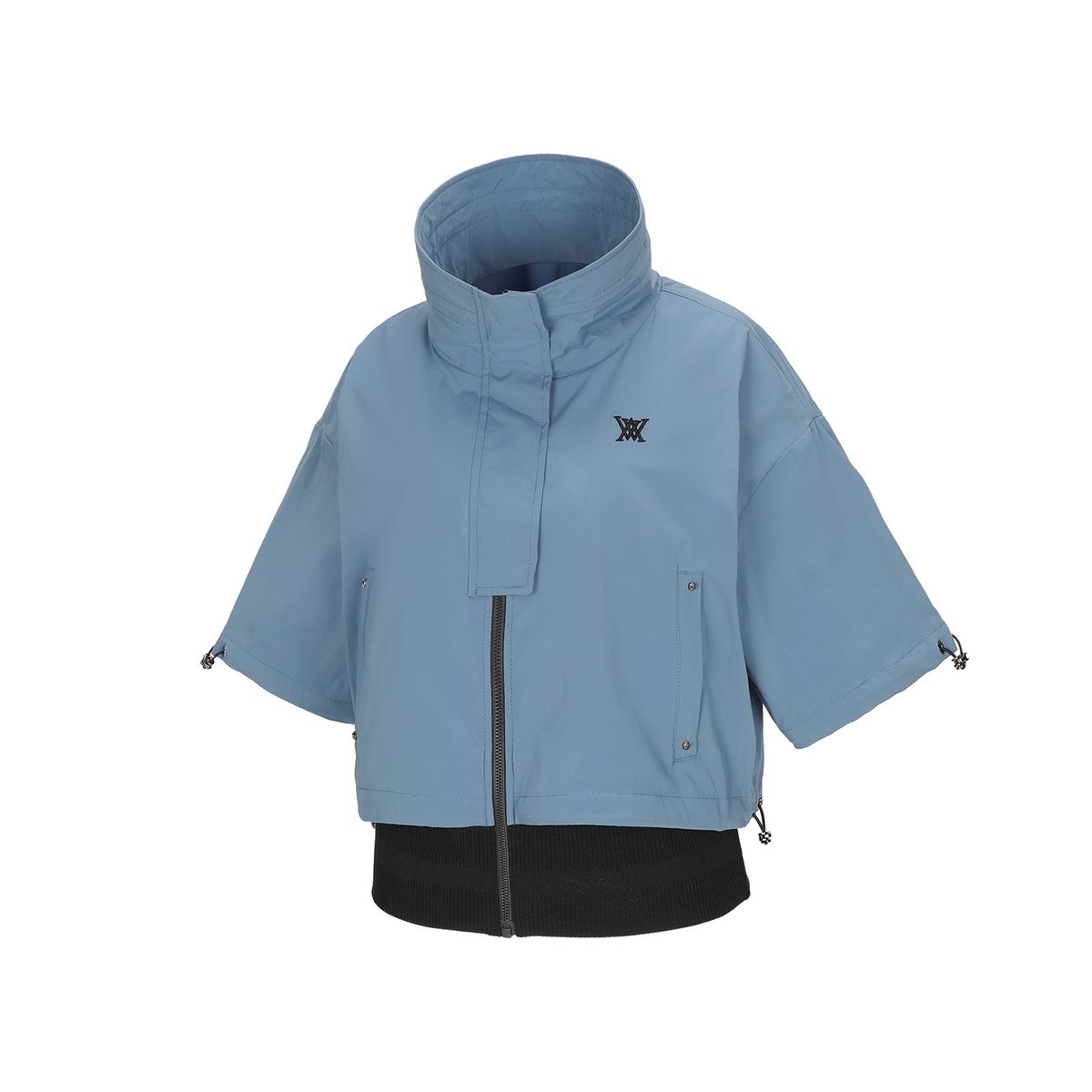 어뉴골프(ANEW GOLF) W NECK POINT SHORT SLEEVE JK_BL