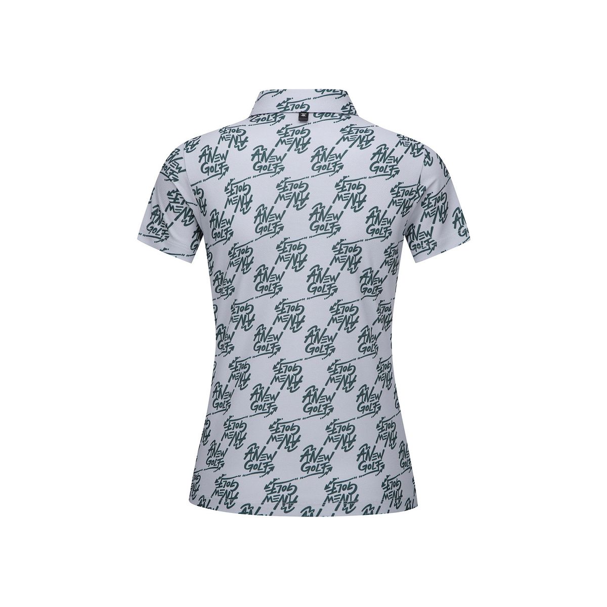 어뉴골프(ANEW GOLF) W LOGO PATTERN SHORT T-SHIRT_GR
