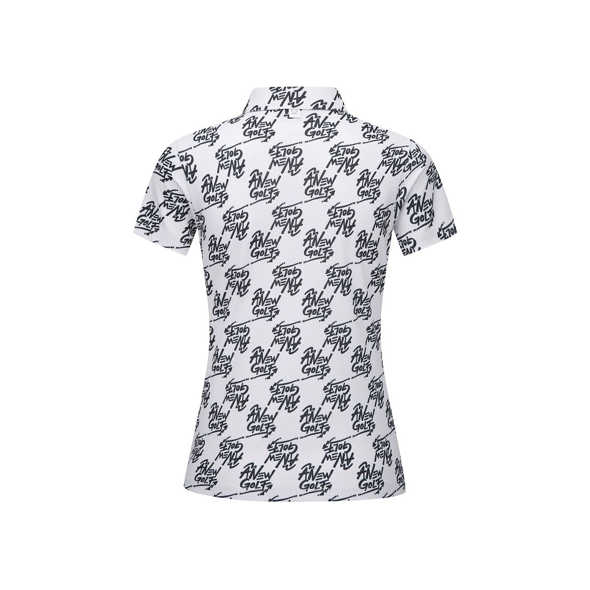 어뉴골프(ANEW GOLF) W LOGO PATTERN SHORT T-SHIRT_WH