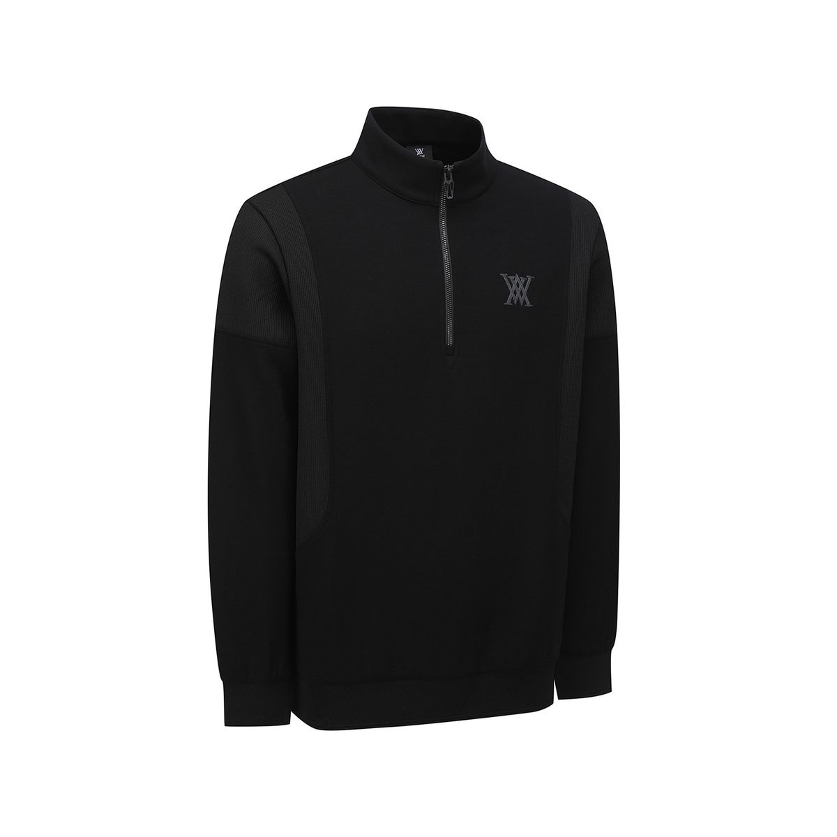 어뉴골프(ANEW GOLF) M HALF ZIP L/TS_BK