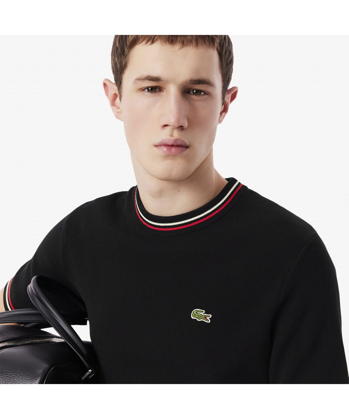 라코스테(LACOSTE) 남성 링스링스 반팔 스웨터 AH9301-55G DVI