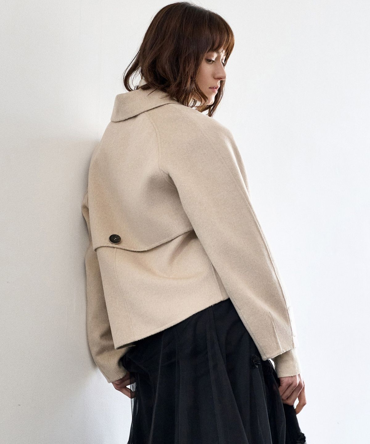 미테(MITTE) WOOL BLEND HANDMADE JACKET_IVORY