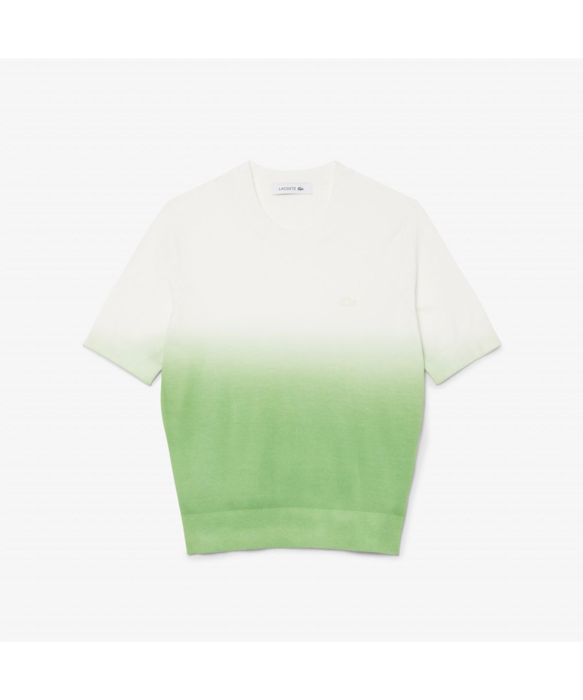 라코스테(LACOSTE) 여성 그라데이션 반팔 스웨터 AF9281-55G QBI