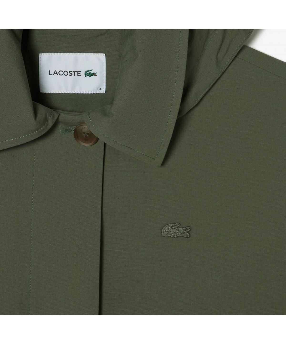 라코스테(LACOSTE) 여성 뉴 후드 트렌치 BF523E-55G HCF