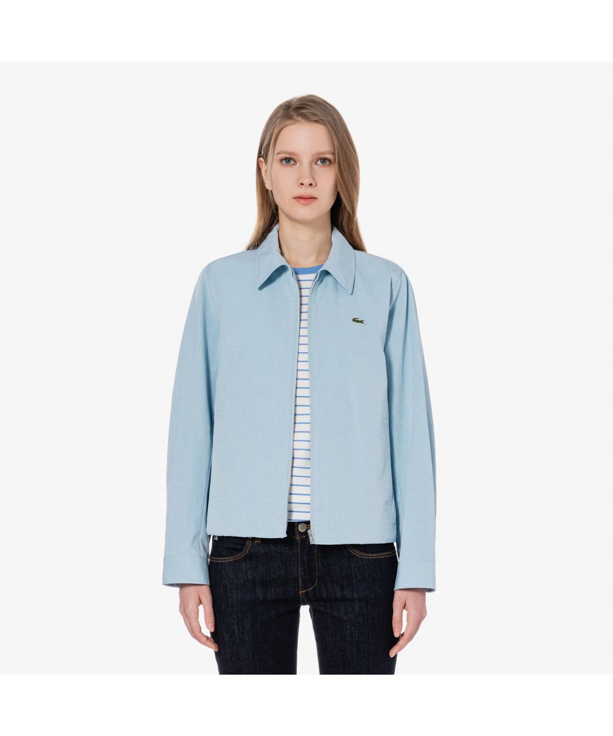 라코스테(LACOSTE) 여성 헤링턴 자켓 BF770E-55G T01