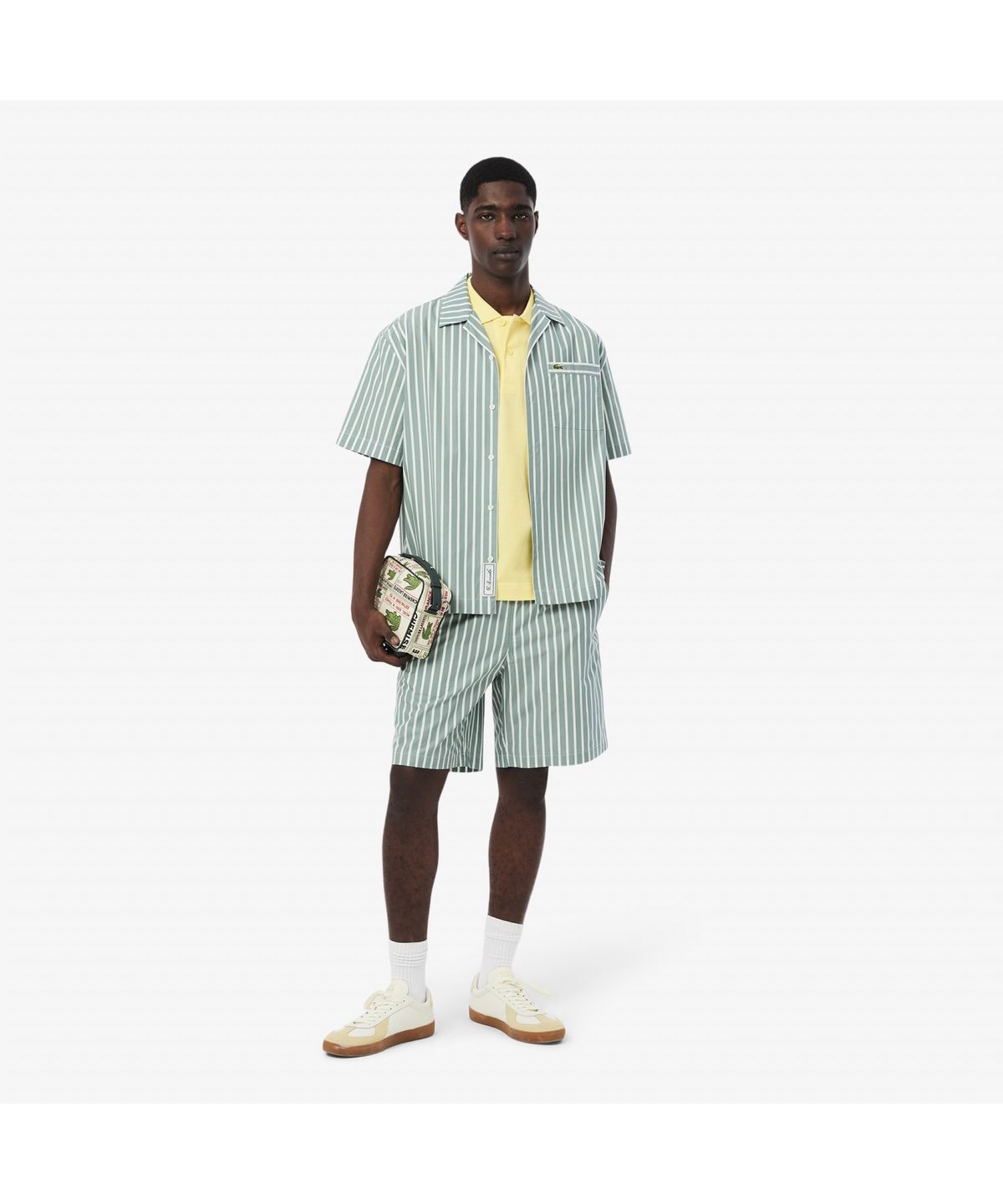라코스테(LACOSTE) 남성 소프트 브랜딩 반팔 폴로 셔츠 PH2723-55G 107