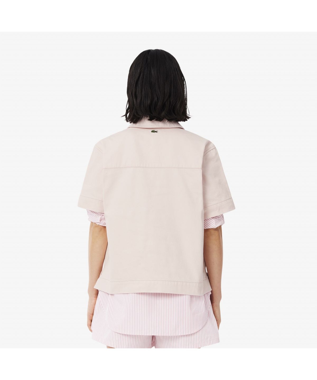 라코스테(LACOSTE) 여성 컬러데님 폴로형 셔츠 CF0052-55G HCZ