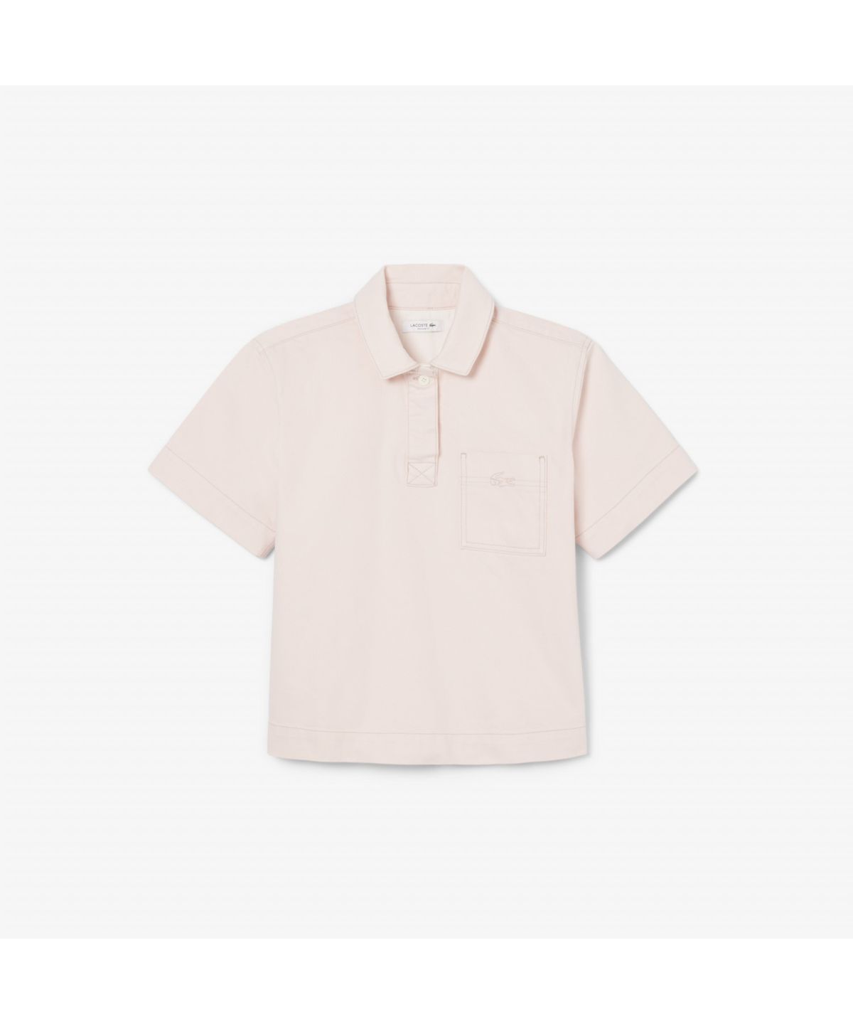 라코스테(LACOSTE) 여성 컬러데님 폴로형 셔츠 CF0052-55G HCZ