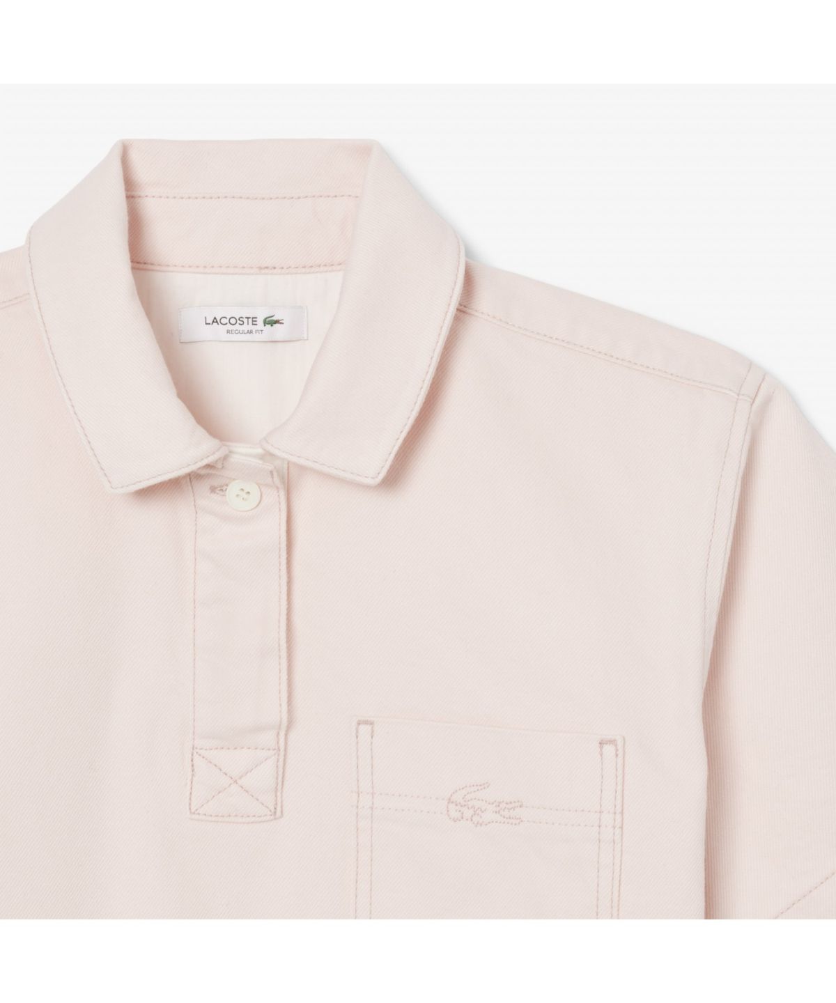 라코스테(LACOSTE) 여성 컬러데님 폴로형 셔츠 CF0052-55G HCZ
