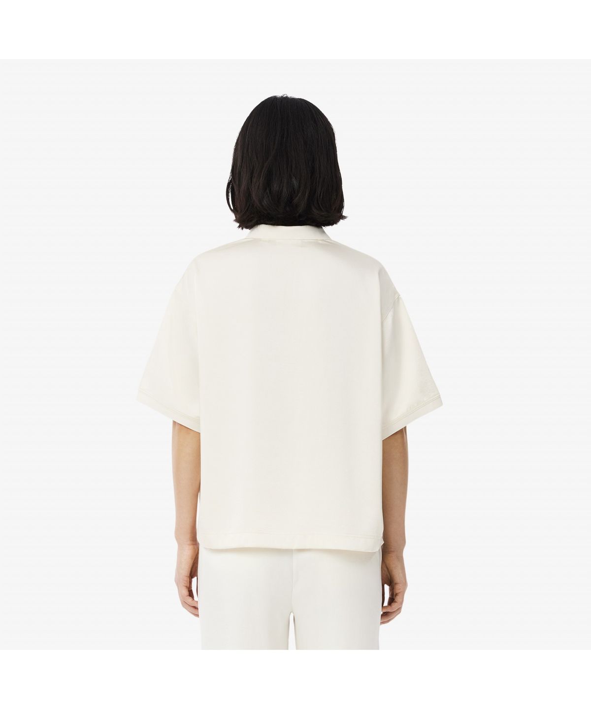 라코스테(LACOSTE) 여성 오버사이즈핏 실키 플루이드 셔츠 CF9747-55G XFJ