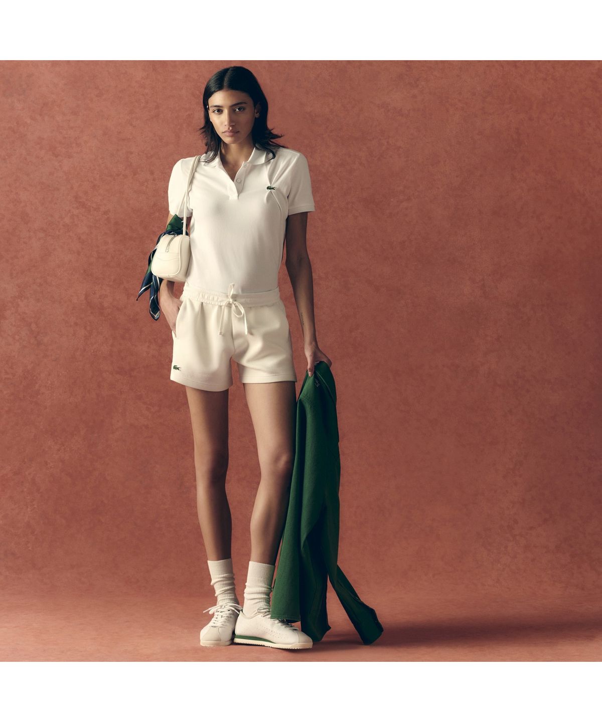 라코스테(LACOSTE) 여성 픽스드 크록 폴로 셔츠 PF9661-55G 001