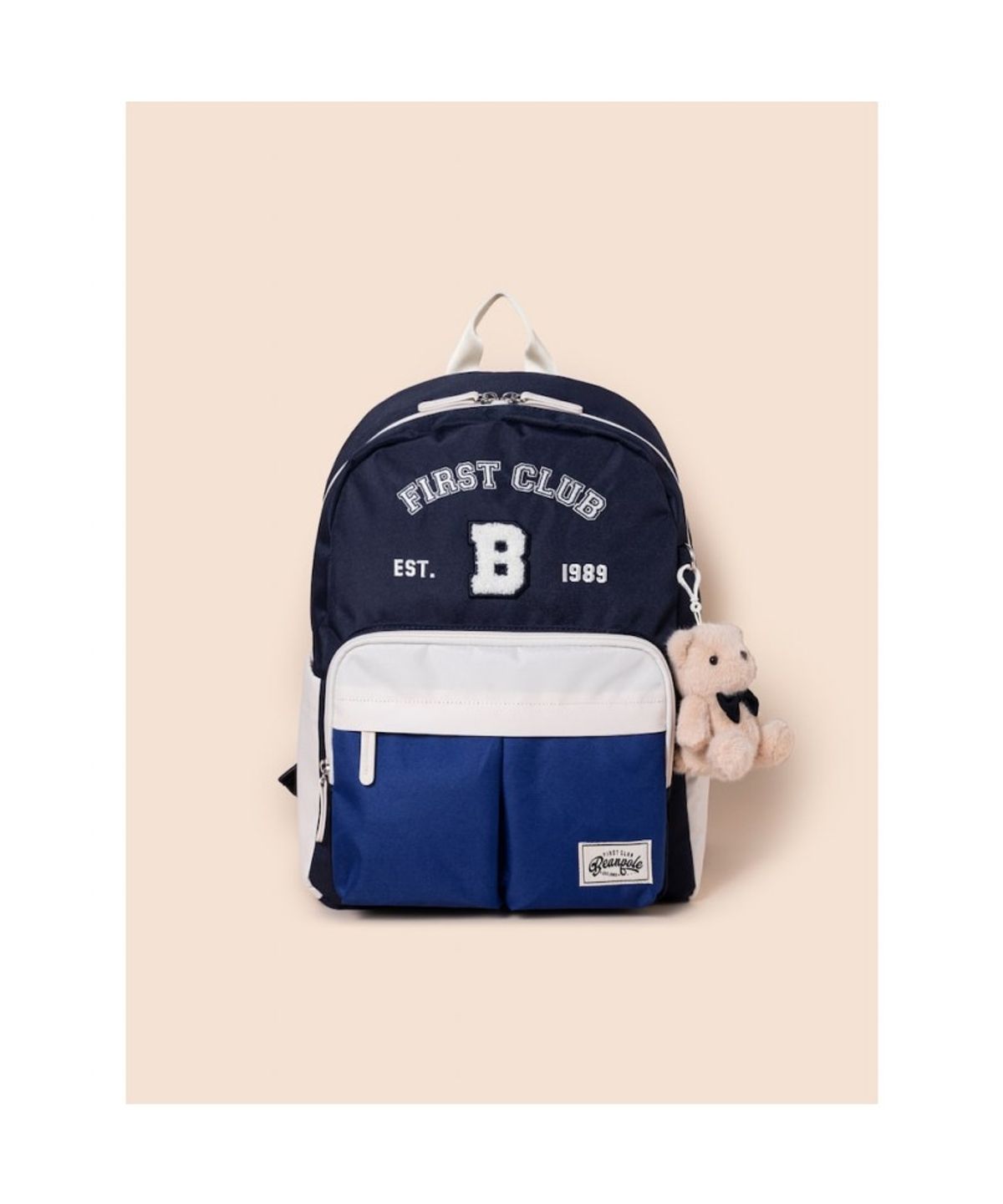 빈폴 키즈(BEANPOLE KIDS) 컬러풀 캐주얼 백팩  네이비 (BI61D4U09R)