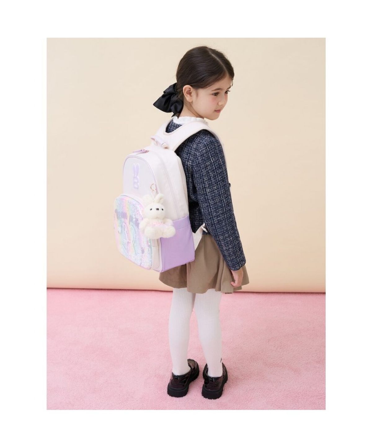 빈폴 키즈(BEANPOLE KIDS) 투명몰드 빙키 책가방  라이트 퍼플 (BI61D4G01V) (BI61D4G01V)