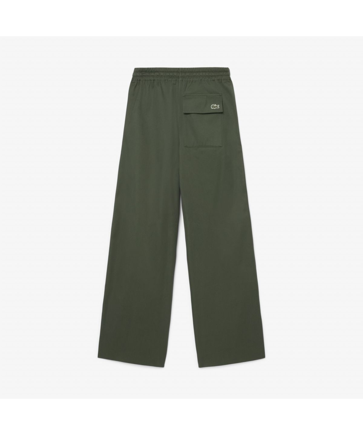 라코스테(LACOSTE) 여성 사이드 플랩 와이드핏 코튼 팬츠 HF2452-55G HCF