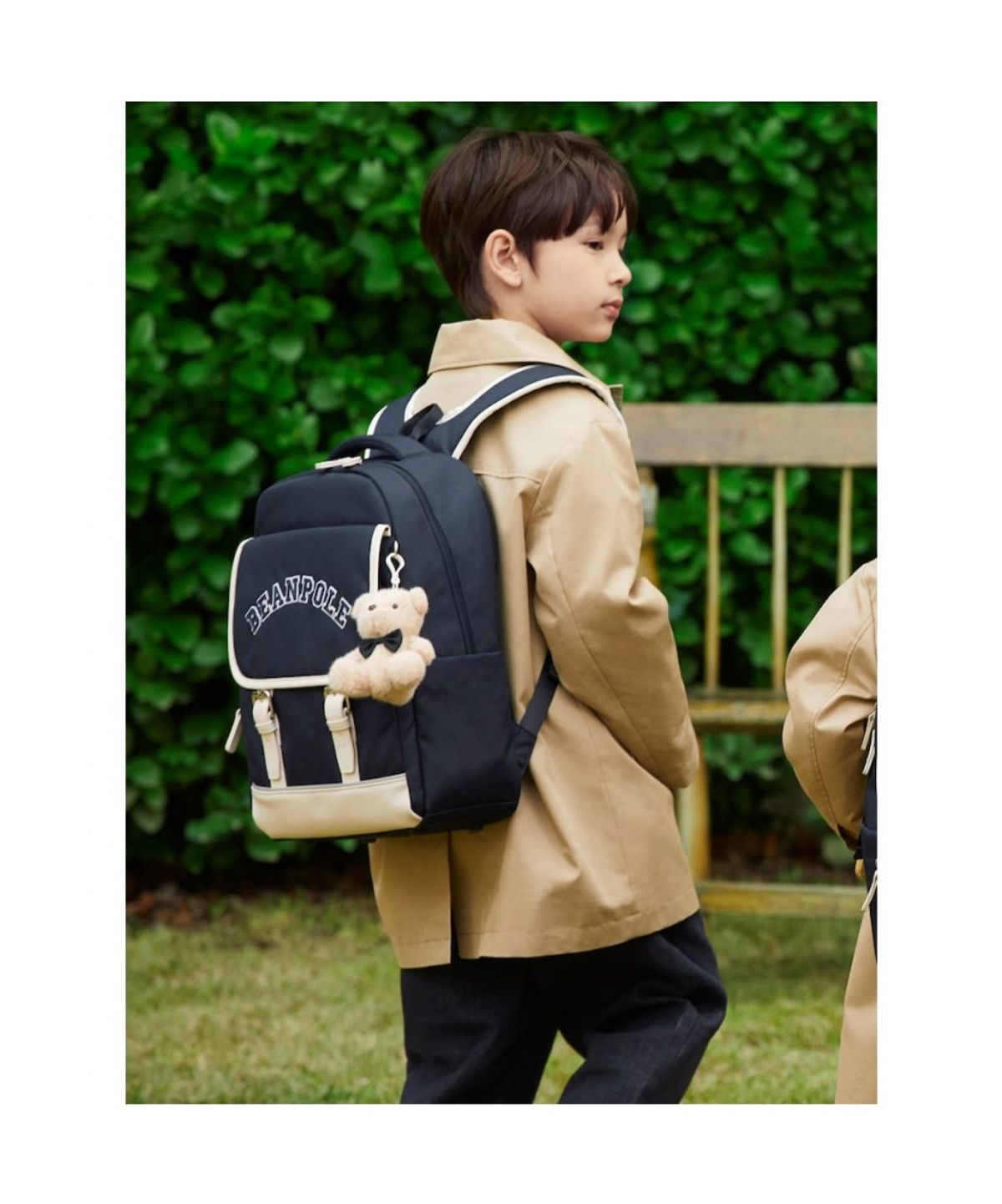 빈폴 키즈(BEANPOLE KIDS) 클래식 플랩 책가방  네이비 (BI61D4U02R)
