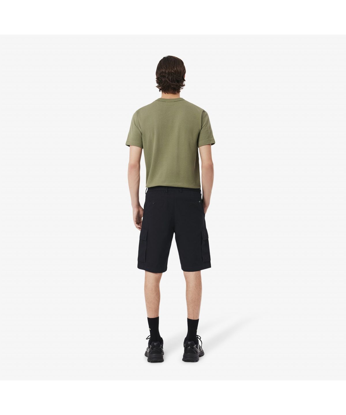 라코스테(LACOSTE) 남성 코튼 린넨 카고 쇼츠 GH8034-55G 031