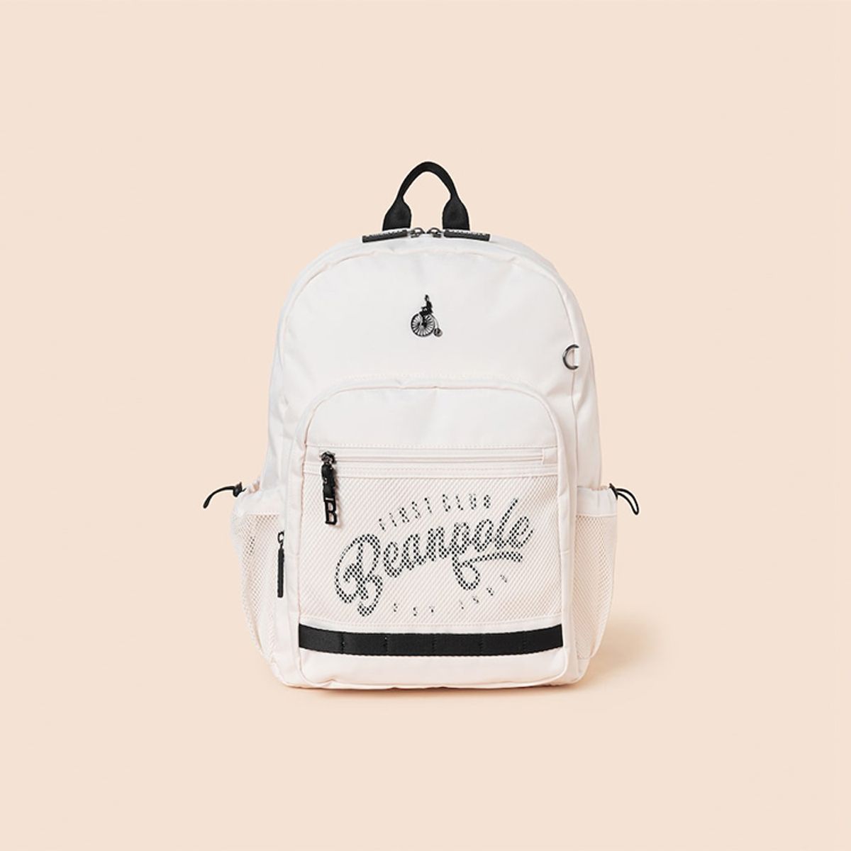빈폴 키즈(BEANPOLE KIDS) 고학년 레터링 메시 책가방  베이지 (BI61D4U16A) (BI61D4U16A)