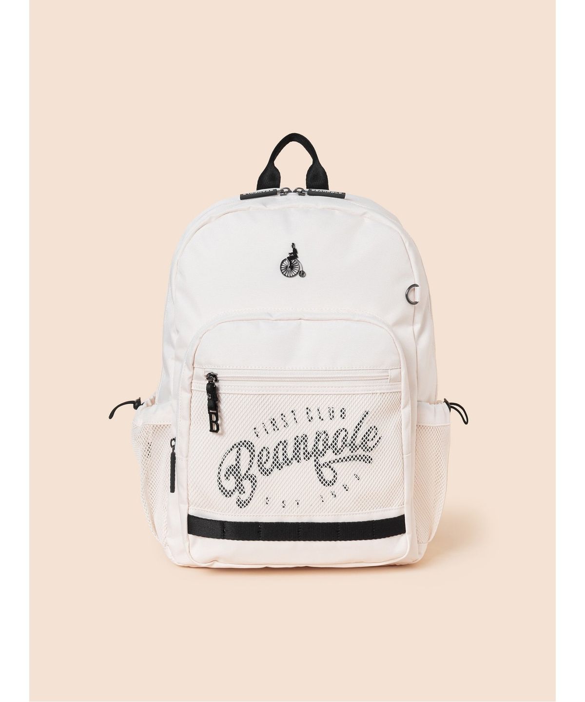 빈폴 키즈(BEANPOLE KIDS) 고학년 레터링 메시 책가방  베이지 (BI61D4U16A) (BI61D4U16A)
