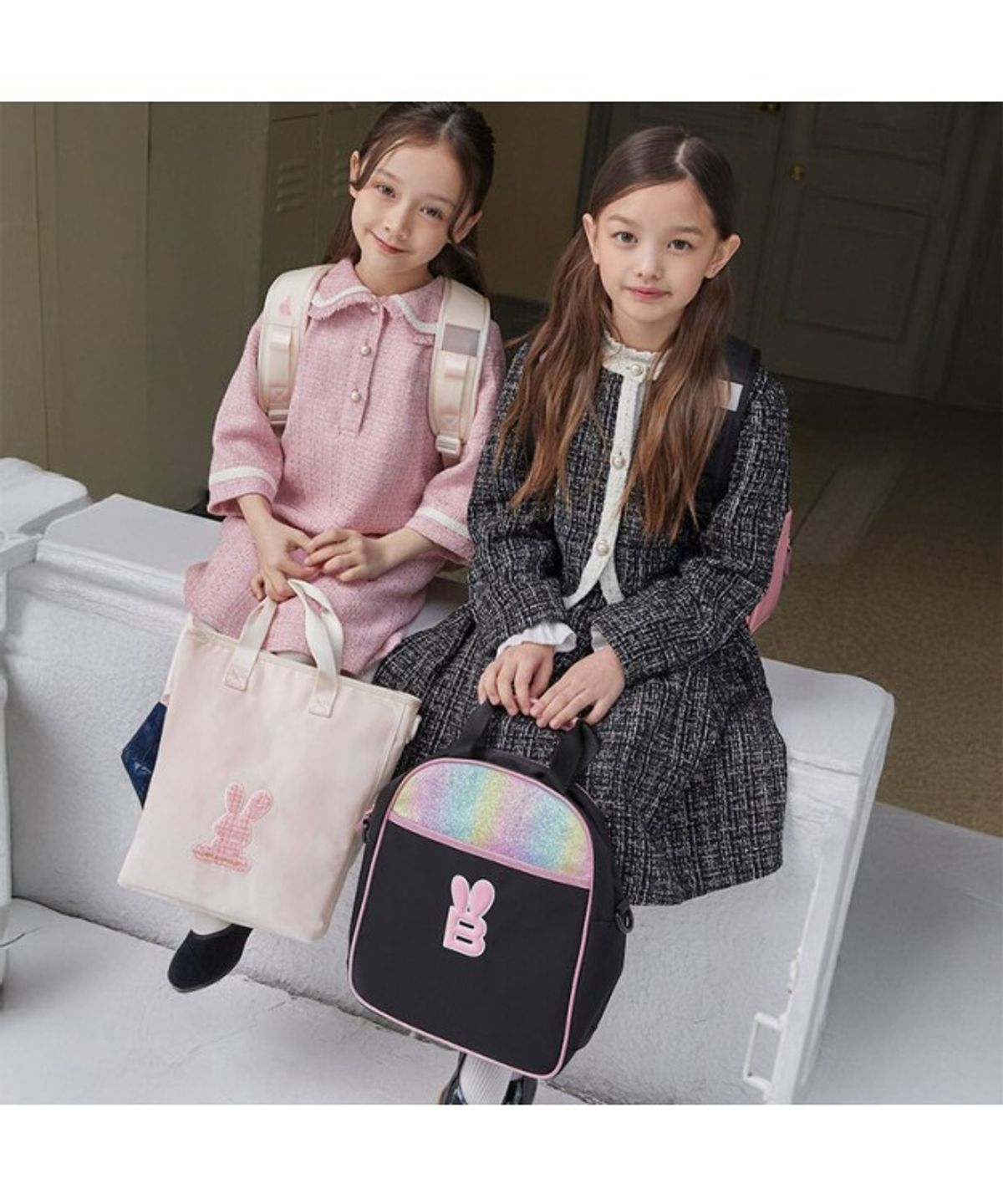 빈폴 키즈(BEANPOLE KIDS) 오로라 보조가방  블랙 (BI61D4G315)